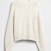 Maglione dal collo rotondo in misto cotone dal taglio morbido