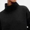 Maglione GapFit in maglia jacquard trapuntata con collo a imbuto