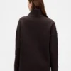 Maglione GapFit trapuntato in jacquard con mezza zip