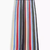 Maglione-gonna lunga a righe in 100% cotone