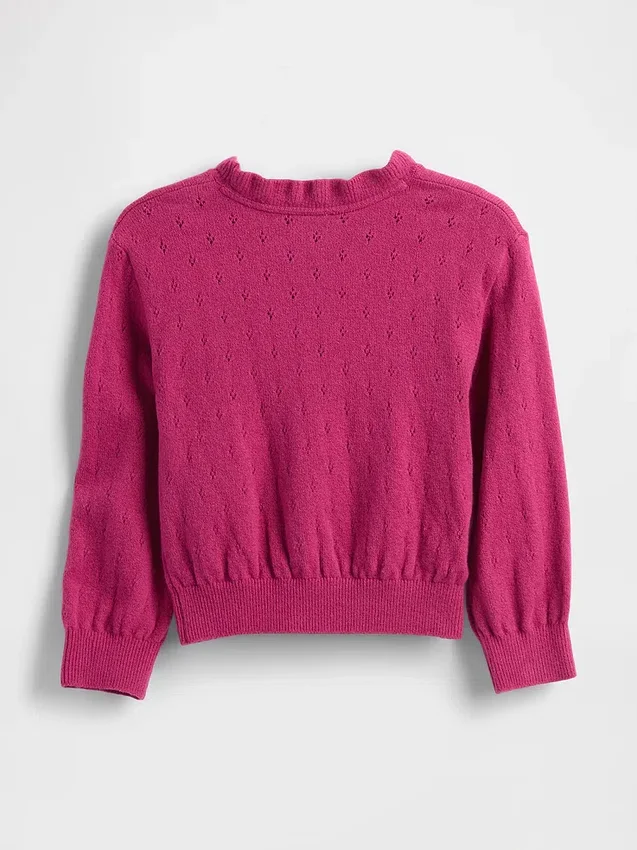 Maglione in CashSoft a punto pointelle per Neonato & Bebè