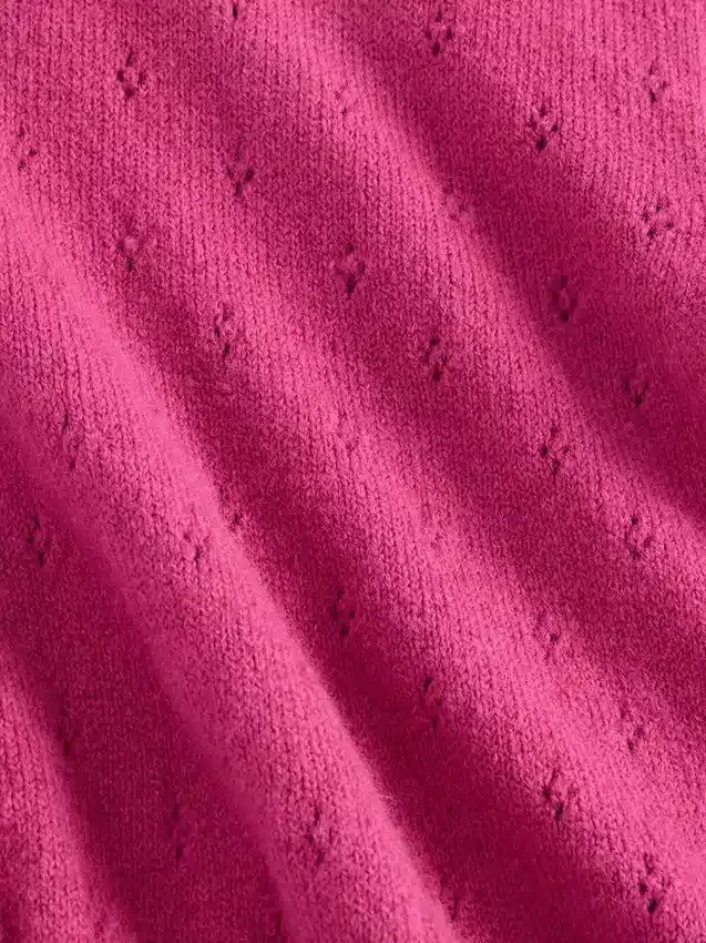 Maglione in CashSoft a punto pointelle per Neonato & Bebè