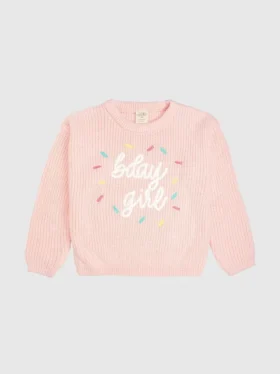 Maglione in maglia con motivo a confetti “Sweet Wink Bambina”