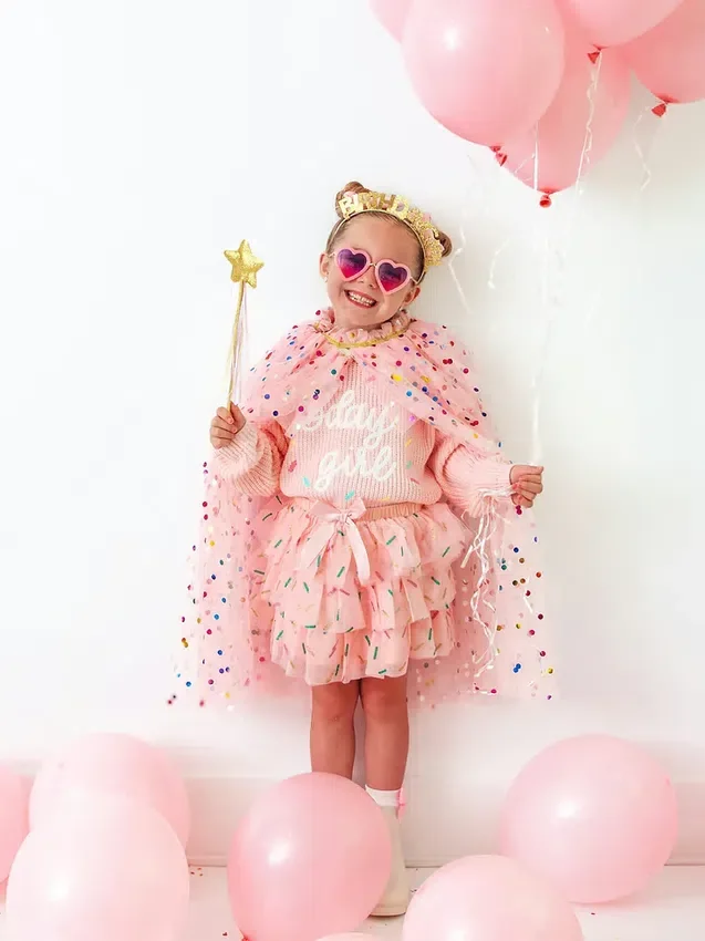 Maglione in maglia con motivo a confetti “Sweet Wink Bambina”