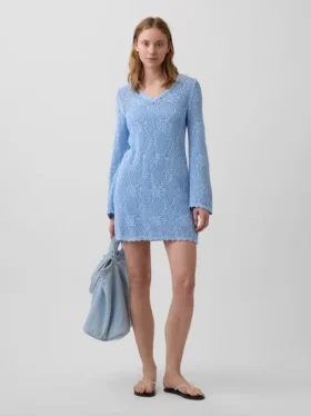 Maglione in maglia pointelle