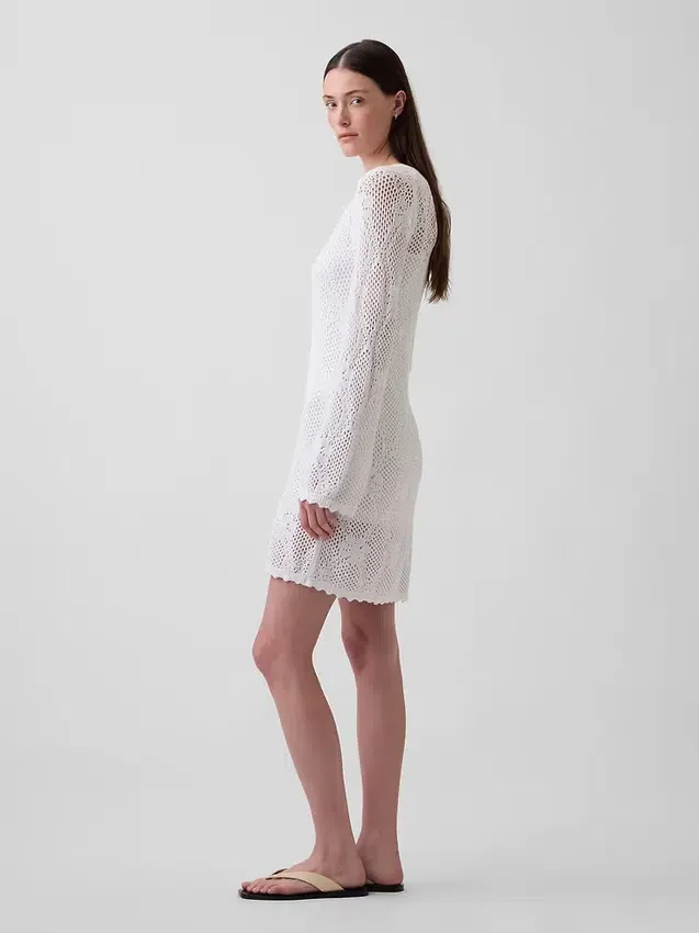 Maglione in maglia pointelle