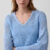 Maglione in maglia pointelle