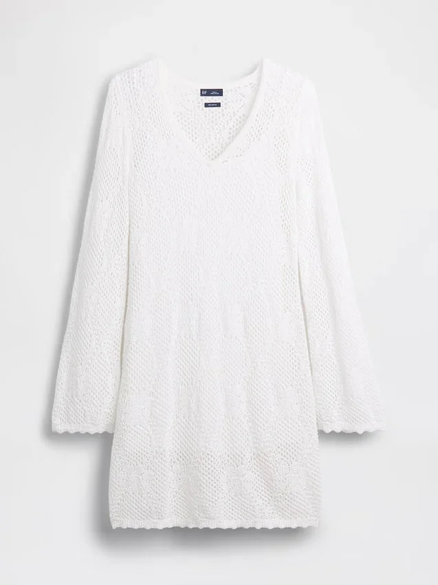 Maglione in maglia pointelle