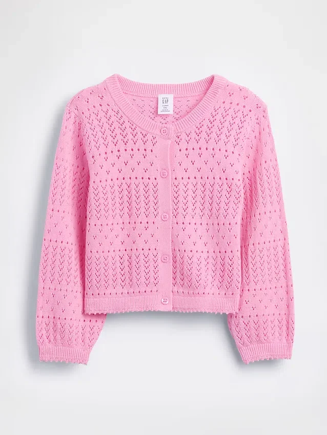 Maglione in maglia pointelle per neonato & bebè