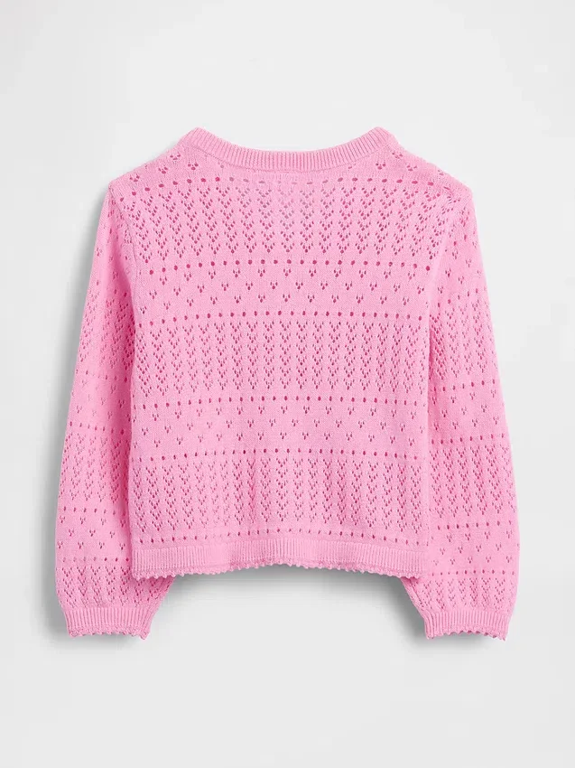 Maglione in maglia pointelle per neonato & bebè