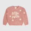 Maglione in maglia "Sweet Wink Little Sister"