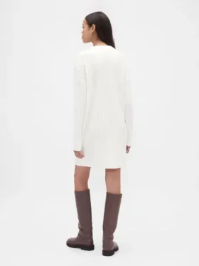 Maglione mini in maglia a trecce CashSoft