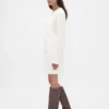 Maglione mini in maglia a trecce CashSoft