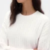 Maglione mini in maglia a trecce CashSoft