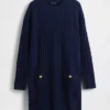 Maglione mini in maglia a trecce CashSoft
