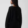 Maglione morbido all’uncinetto in 100% cotone