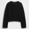 Maglione morbido all’uncinetto in 100% cotone