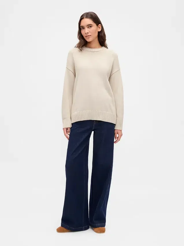 Maglione oversize 100% cotone