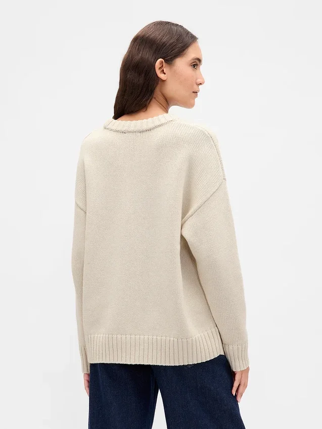 Maglione oversize 100% cotone