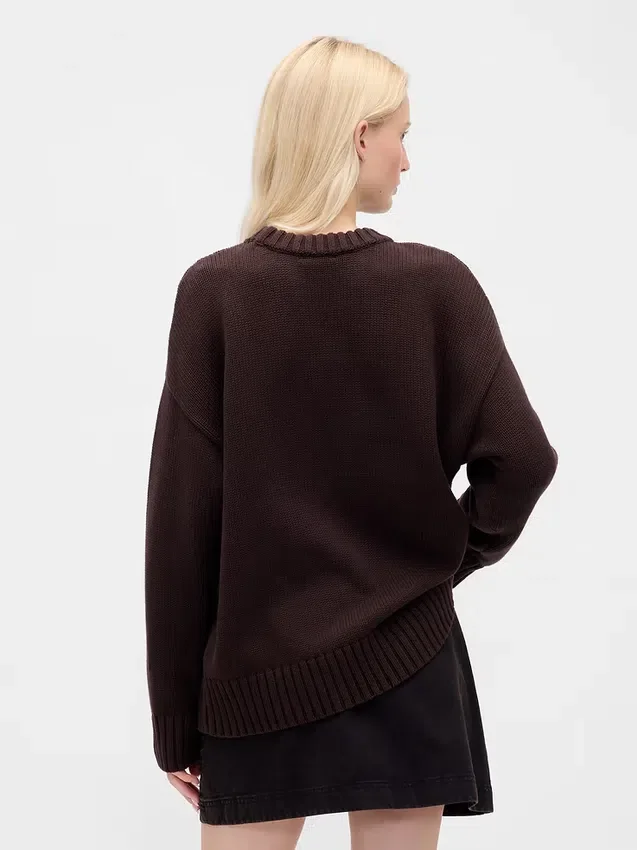 Maglione oversize 100% cotone