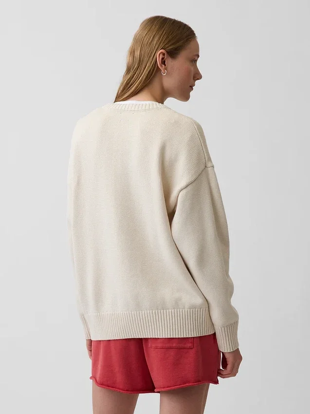 Maglione oversize 100% cotone