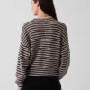 Maglione oversize a collo alto in 100% cotone