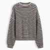 Maglione oversize a collo alto in 100% cotone