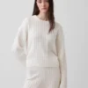 Maglione oversize a trecce CashSoft