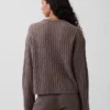 Maglione oversize a trecce CashSoft