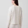 Maglione oversize a trecce CashSoft