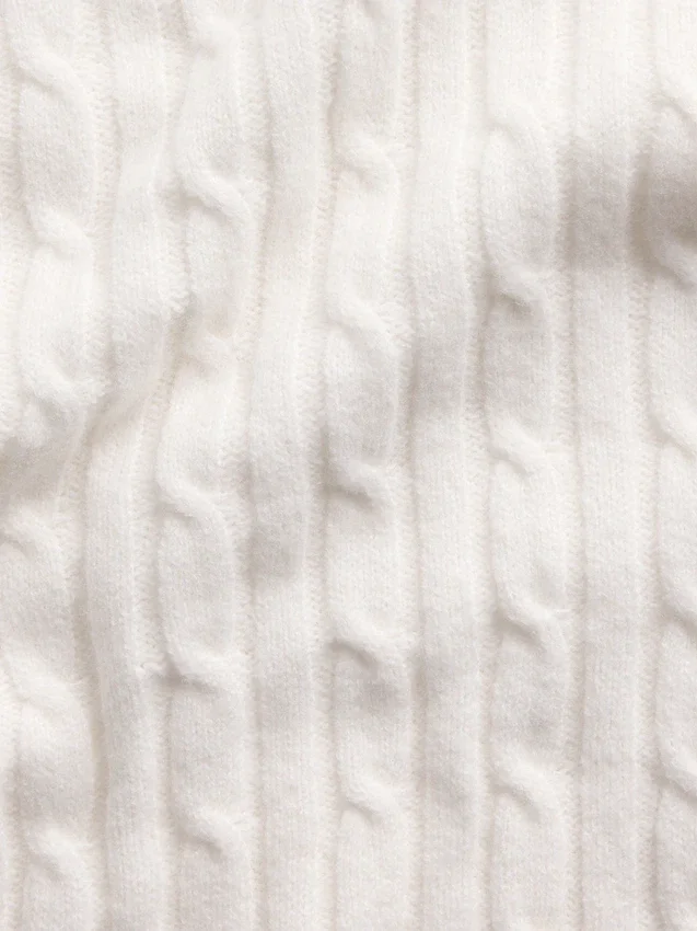 Maglione oversize a trecce CashSoft