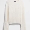 Maglione oversize a trecce CashSoft