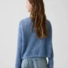 Maglione oversize con grafica per bambini lavorato all’uncinetto