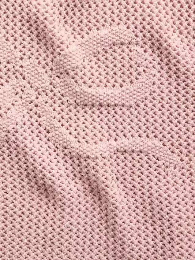 Maglione oversize con grafica per bambini lavorato all’uncinetto