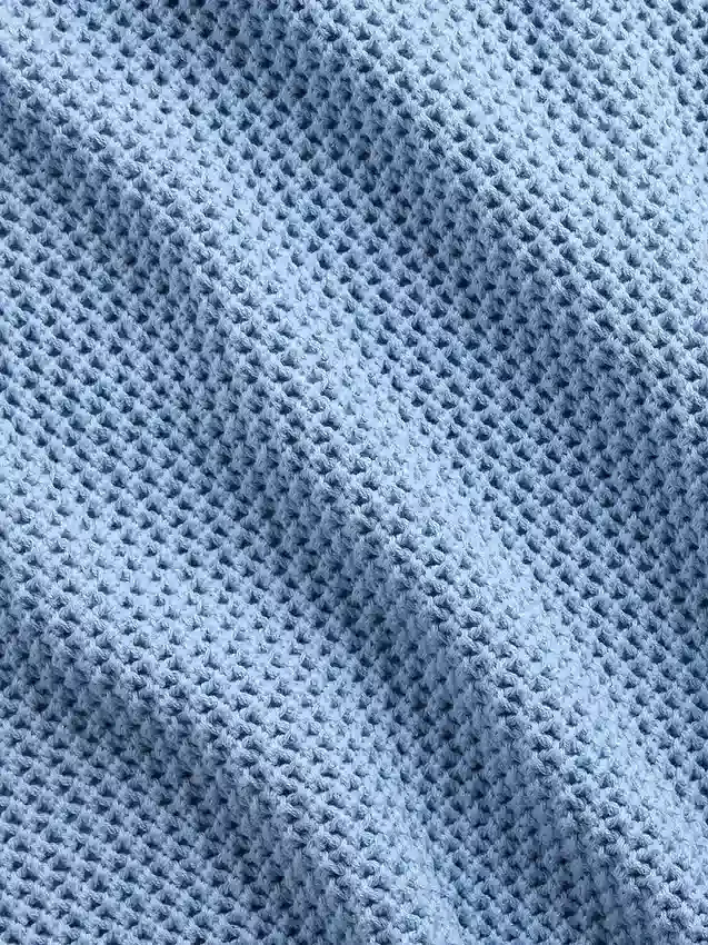 Maglione oversize con grafica per bambini lavorato all’uncinetto