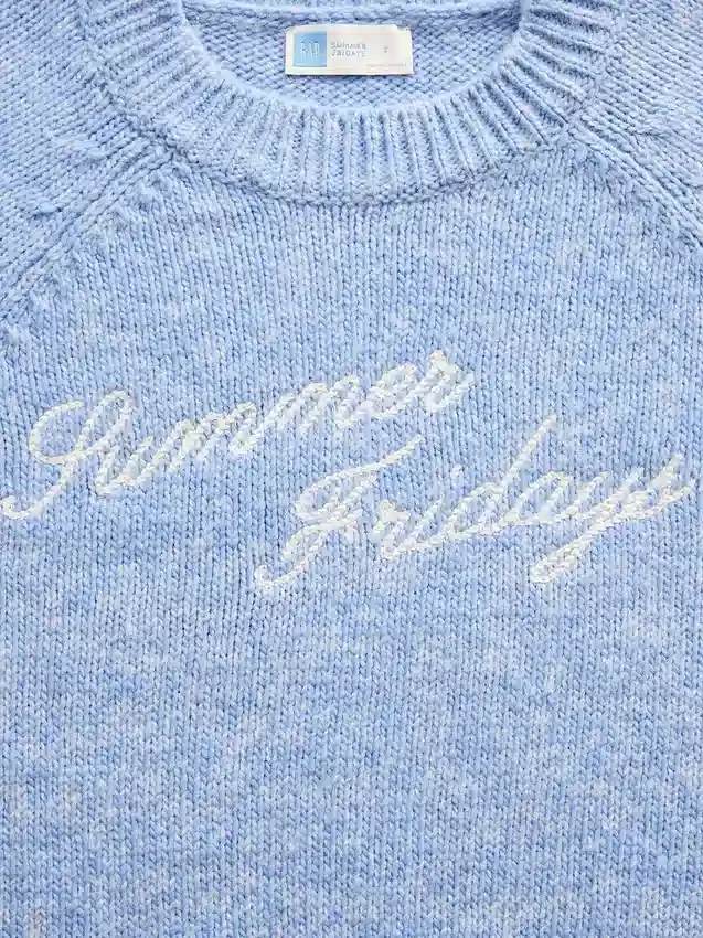 Maglione oversize con logo GAP × Summer Fridays