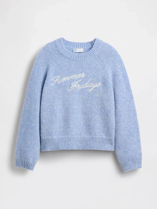 Maglione oversize con logo GAP × Summer Fridays