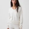 Maglione oversize con scollo a V CashSoft