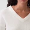 Maglione oversize con scollo a V CashSoft