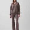 Maglione oversize con scollo a V CashSoft