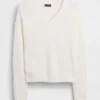 Maglione oversize con scollo a V CashSoft