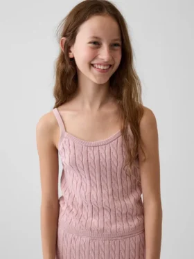 Maglione per bambini in maglia a trecce