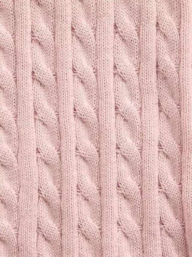 Maglione per bambini in maglia a trecce