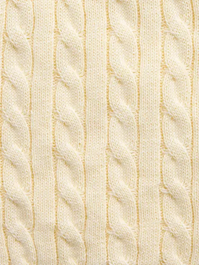 Maglione per bambini in maglia a trecce