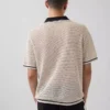 Maglione polo a rete Ouigap