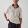 Maglione polo a rete Ouigap