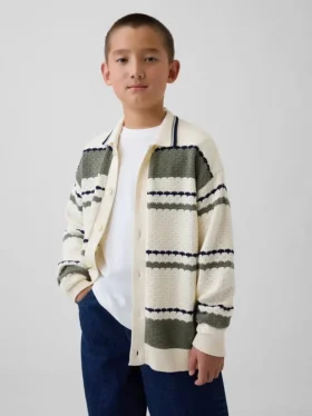 Maglione polo da bambino dalla vestibilità comoda