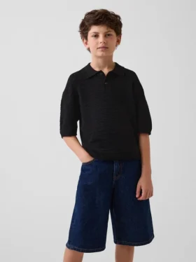 Maglione polo da bambino dalla vestibilità comoda