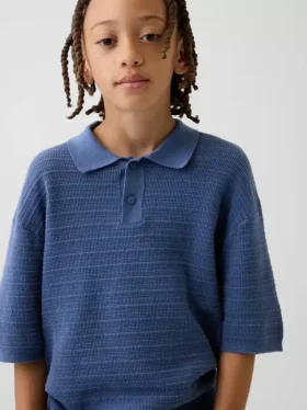 Maglione polo da bambino dalla vestibilità comoda