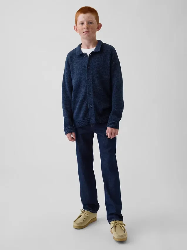 Maglione polo da bambino dalla vestibilità comoda